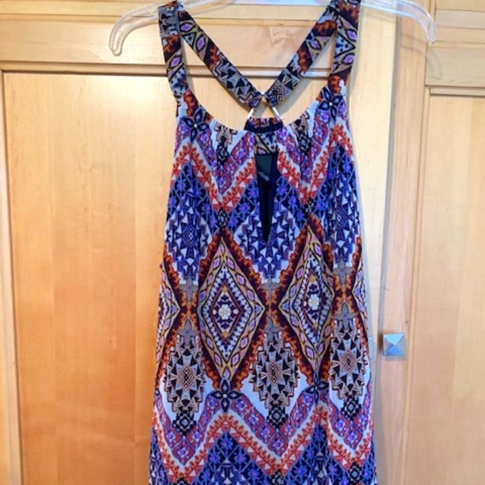 INC Keyhole Halter Neckline Sleeveless Top- NWT